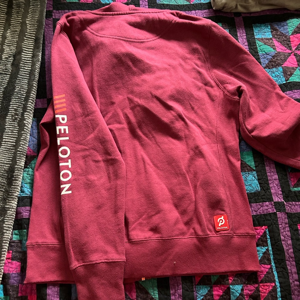 Peloton Raspberry Hoodie Jacket - image 2